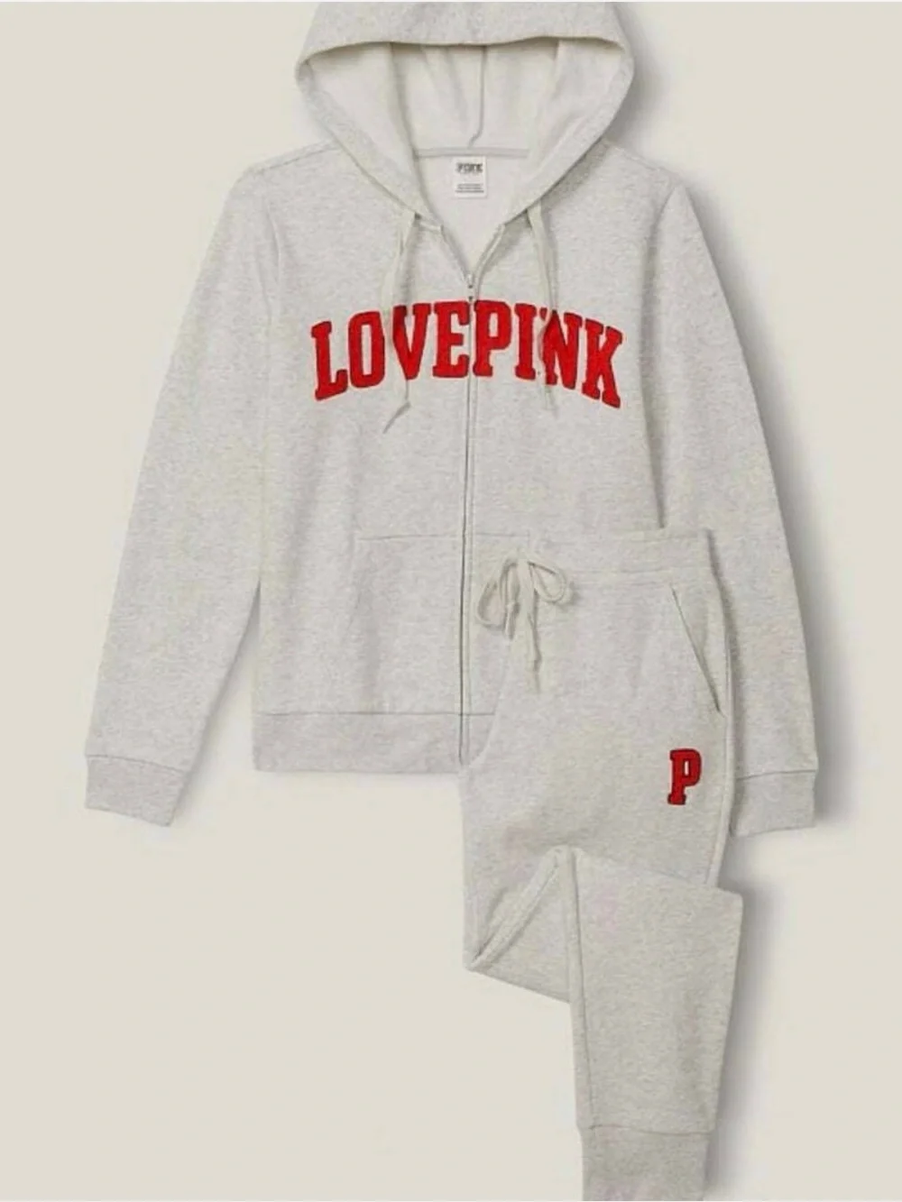 Vs PINK Perfect Full Zip Hoodie Kinny Jogger Gift Set